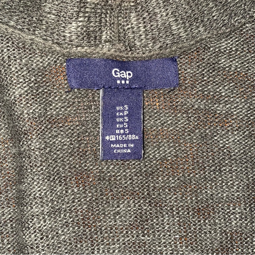 Gap Factory long open cardigan sweater lightweight in forest green Size Small - Picture 7 of 10